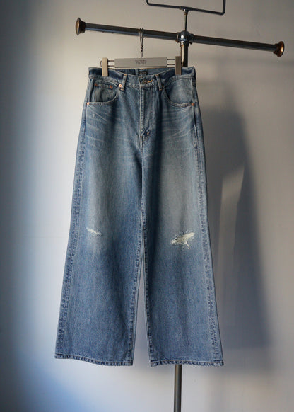 ADJUSTABLE WIDE JEANS
