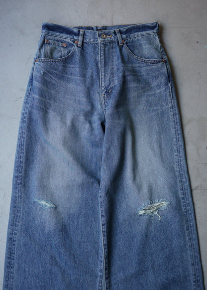 ADJUSTABLE WIDE JEANS