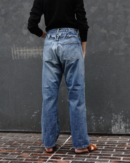 WAIST FRINGE 5POCKET JEANS