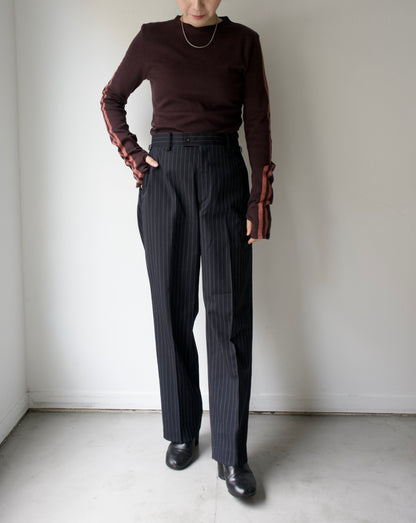 TW GABA STRIPE TROUSER