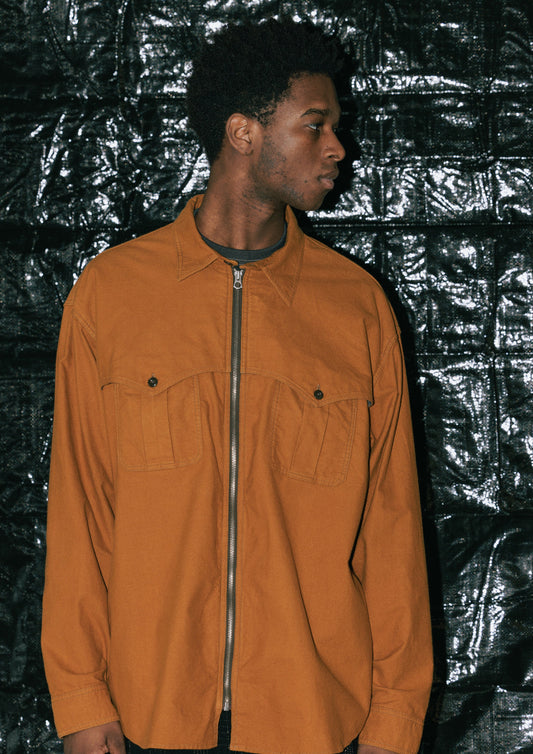 FRONT ZIP SHIRT