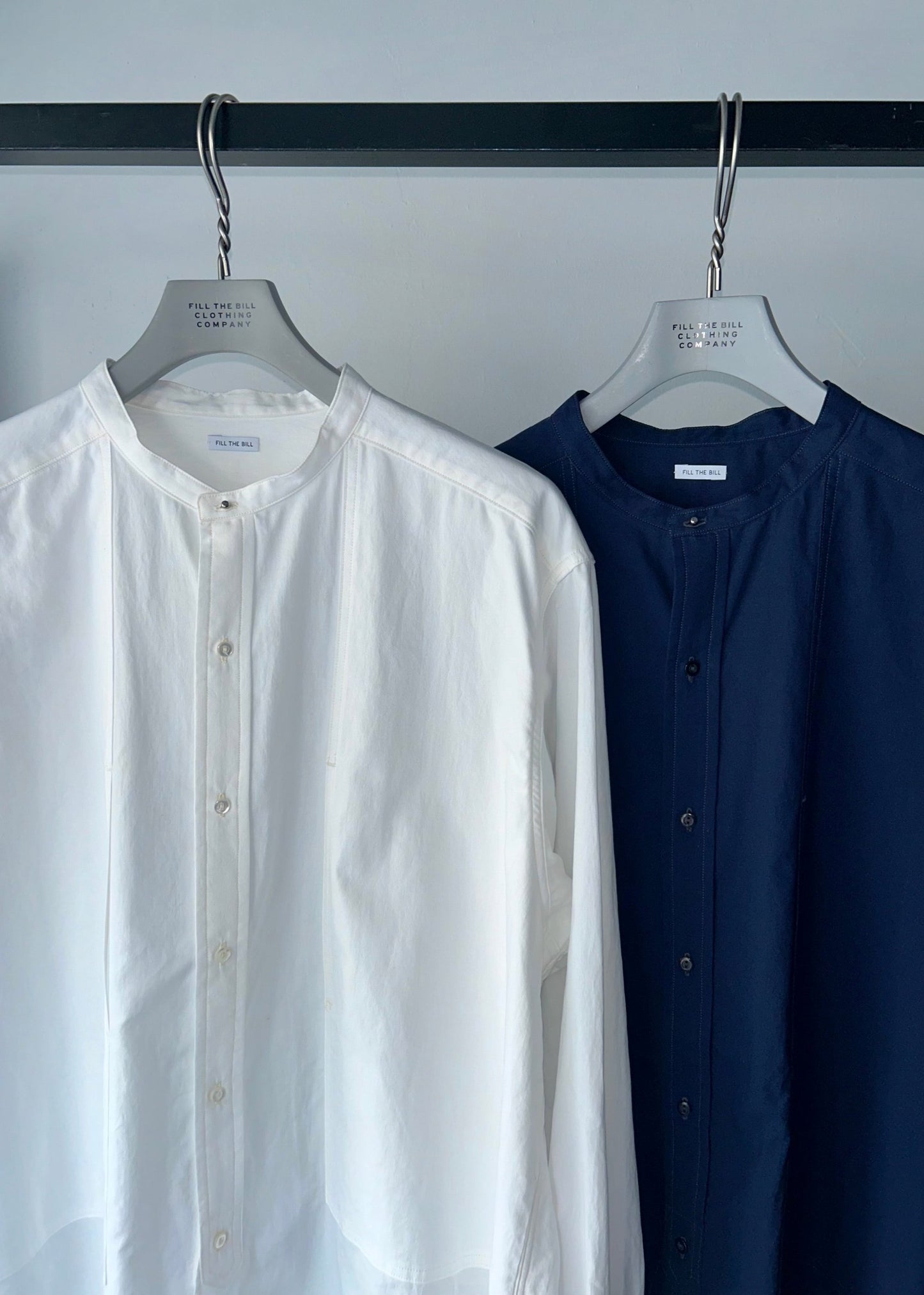 OXFORD BAND COLLAR SHIRT