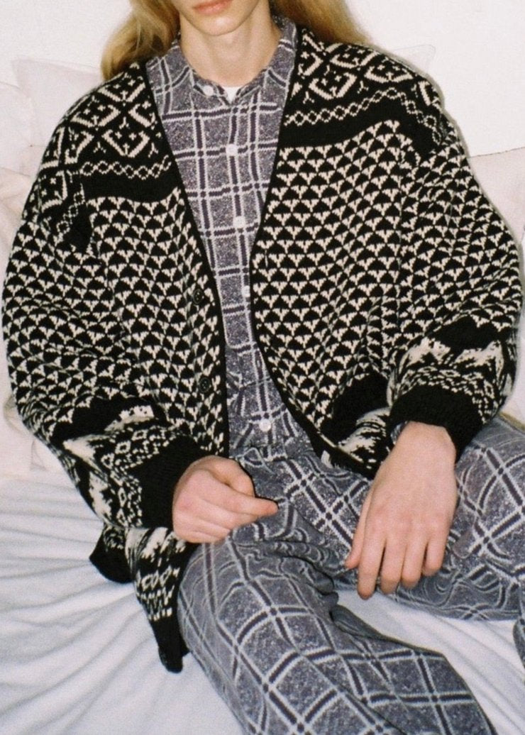 SHETLAND NORDIC CARDIGAN