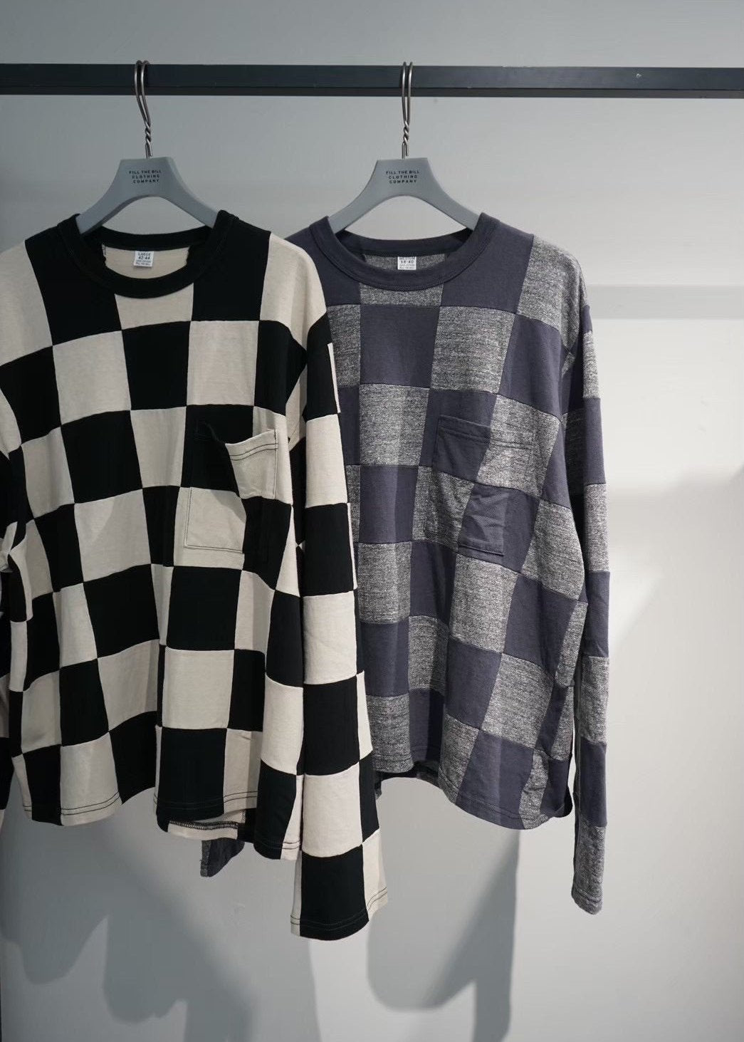 CHECKER FLAG LONG TEE