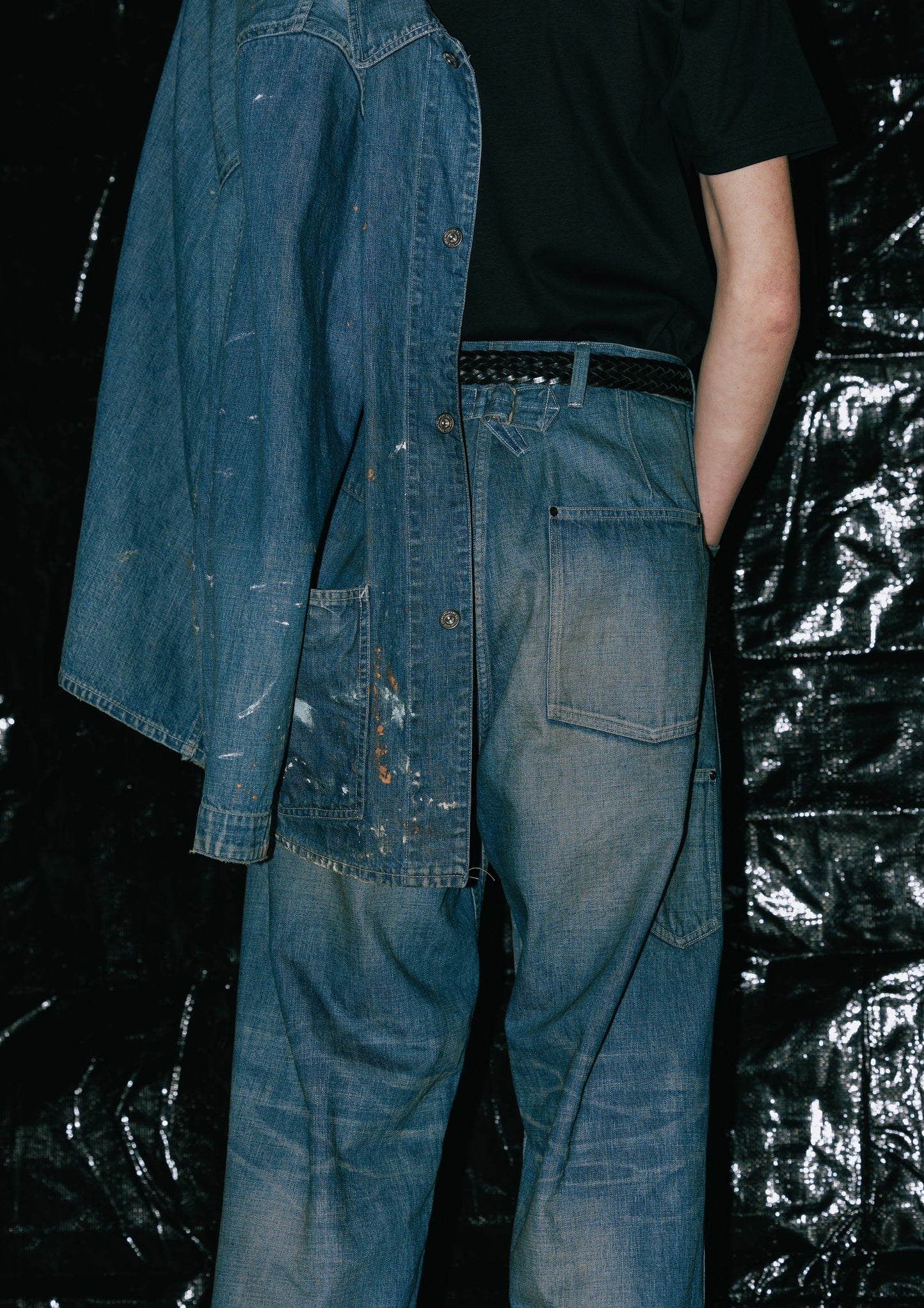 W KNEE PAINTER PANTS