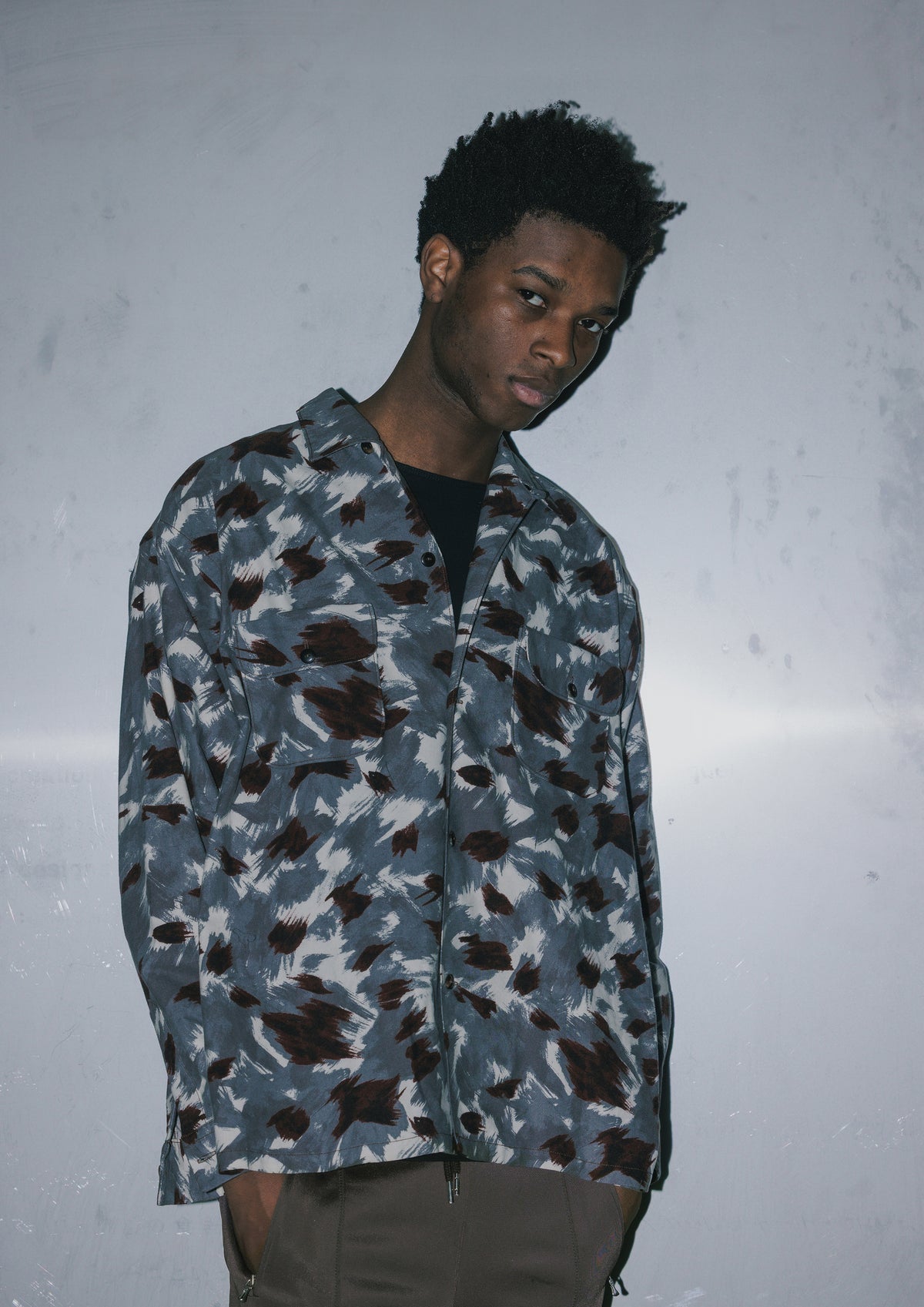 LEOPARD PATTERN SHIRT