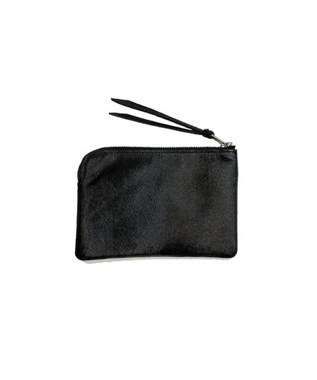 MINK PATTERN LEATHER POUCH M