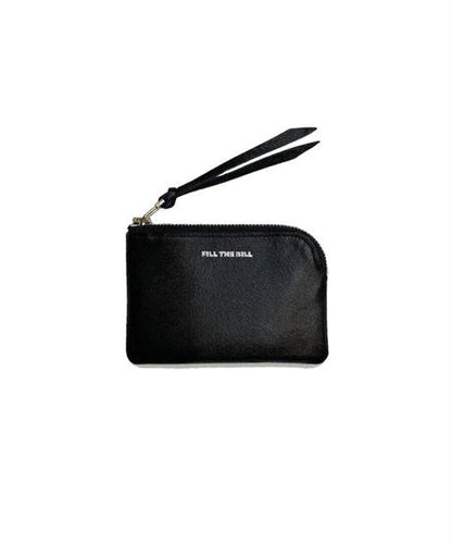 MINK PATTERN LEATHER POUCH S